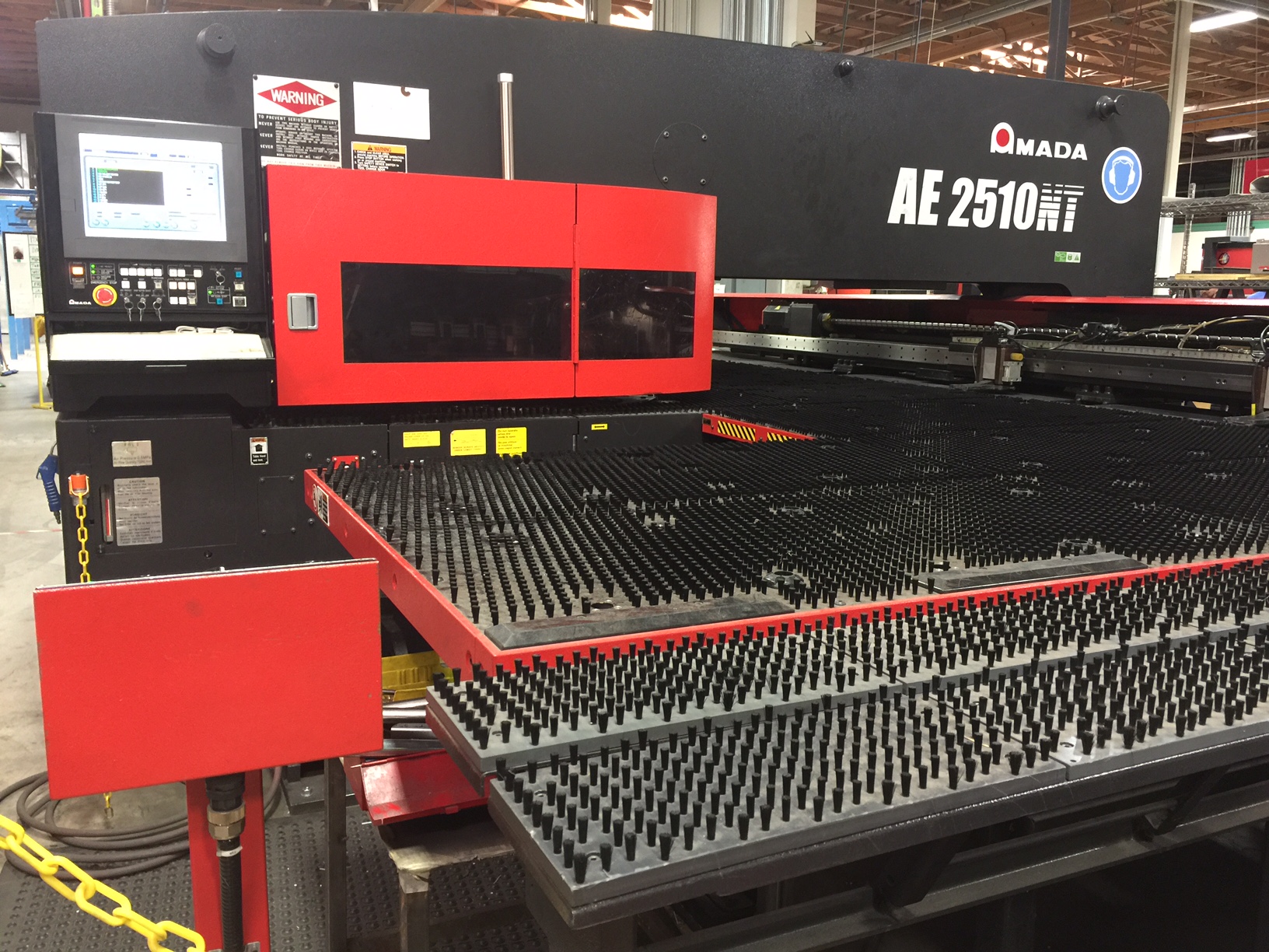 Amada Punch AE 2510NT at Integrated Metal Components, Inc